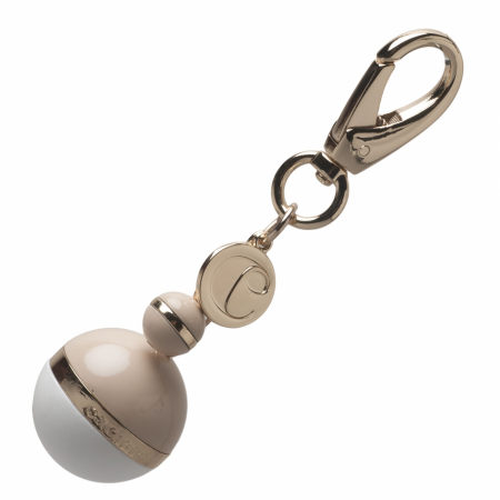 Key ring Bird Beige