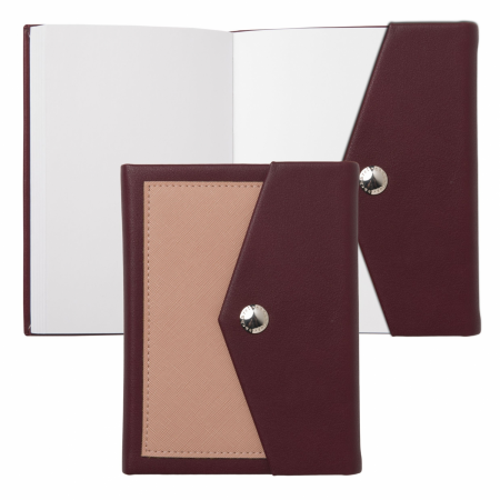 Note pad A6 Bird Bordeaux Note pad A6 Bird Bordeaux