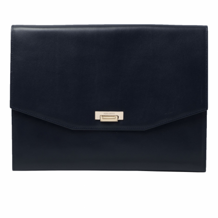 iPad pouch Fermoir Marine